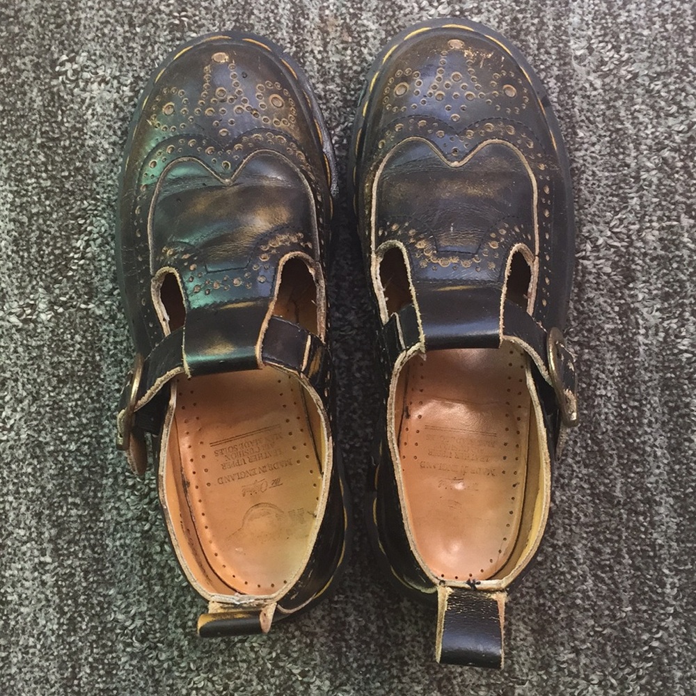 Vintage Mary Jane / wingtip Dr. Martens